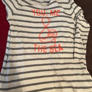 Old Navy 3/4 “You, Me & the Sea” Top